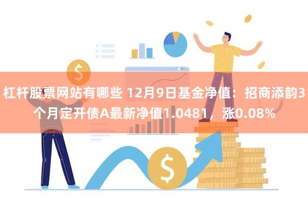 杠杆股票网站有哪些 12月9日基金净值：招商添韵3个月定开债A最新净值1.0481，涨0.08%